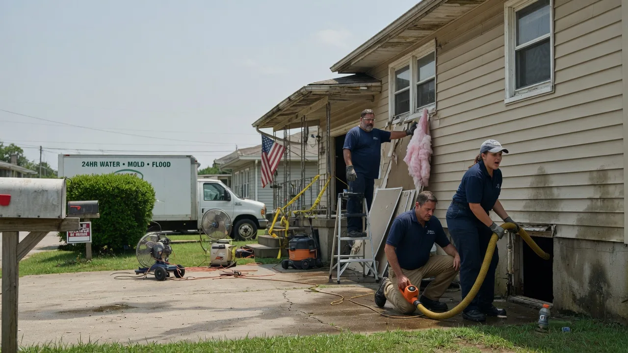 Water Damage Repair in Quitman, LA near me